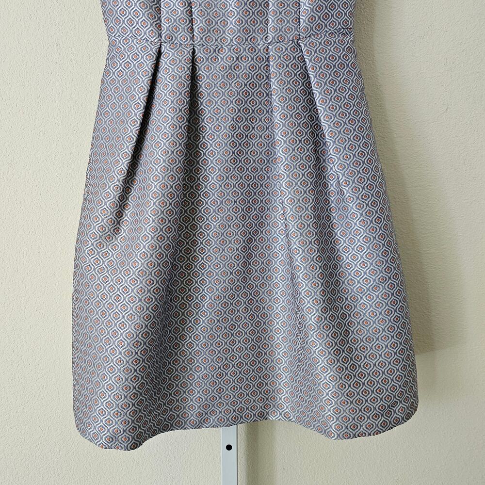 GAL MEETSNGALM NWT Women's Cosette Jacquard Fit & Flare Sleeveless Dress Sz 4 - Picture 9 of 16